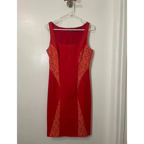 Black Halo Dresses | Black Halo Red Liana Lace Cocktail Dress Size 10 | Color: Red | Size: 10 | Onmyradar's Closet